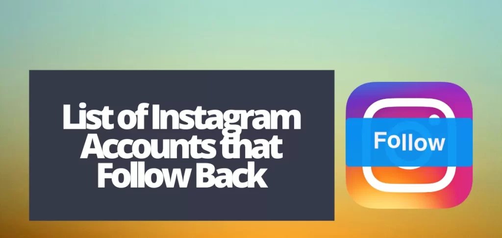 How To Find Instagram Accounts That Follow Back Instantly?