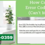 QuickBooks Error Code 1321