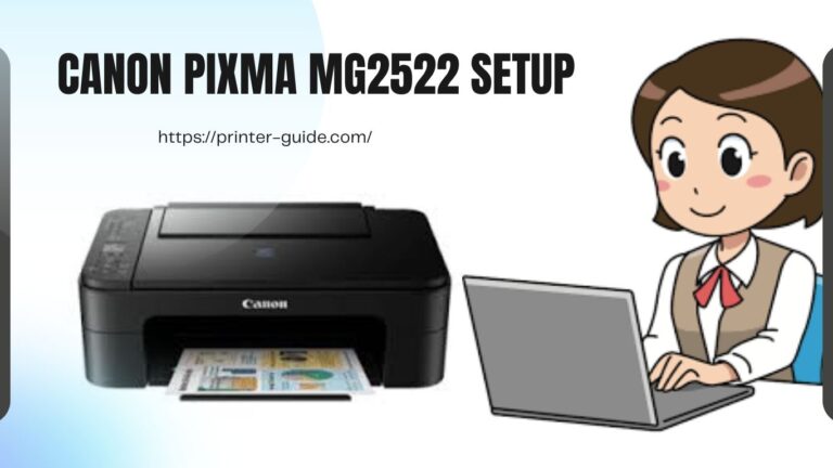 how to setup a pixma mg2522 printer