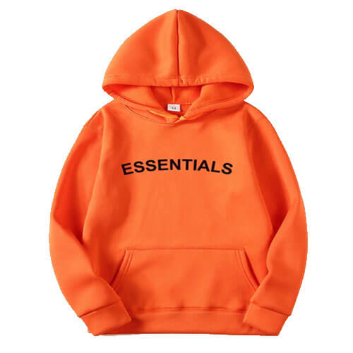 Essentials-pullover-Orange-Hoodie
