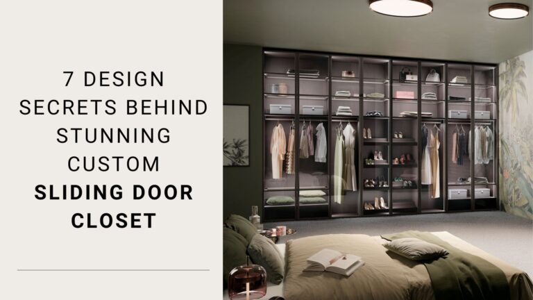7 Design Secrets Behind Stunning Custom Sliding Door Closet