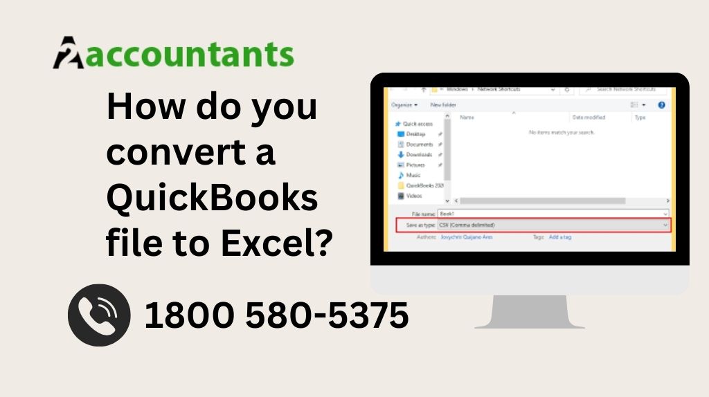 How do you Convert a QuickBooks File to Excel?